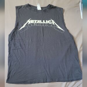 H&M Charcoal Gray Sleeveless Top